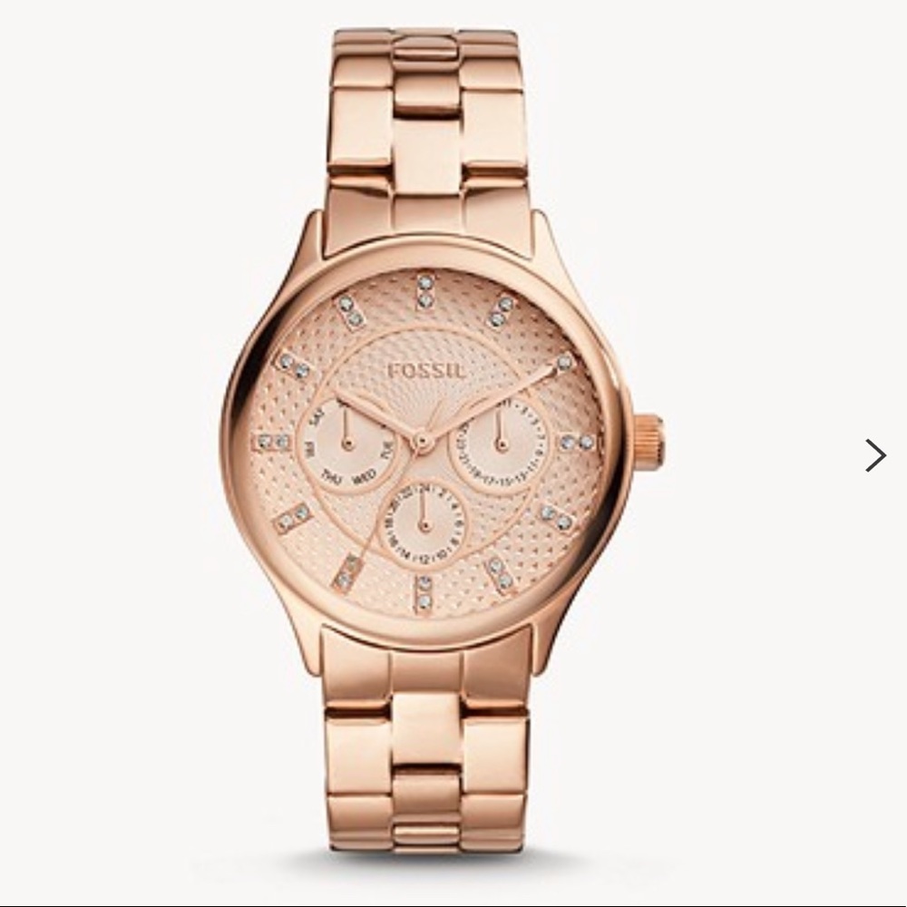 Fossil rose gold watch NEW